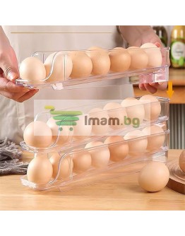 Прозрачна стойка за 21 броя яйца